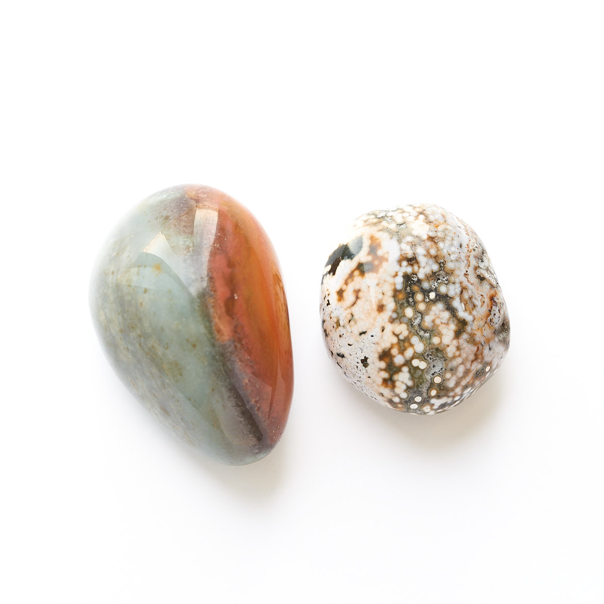 Photograph of Polychrome Jasper and Ocean Jasper