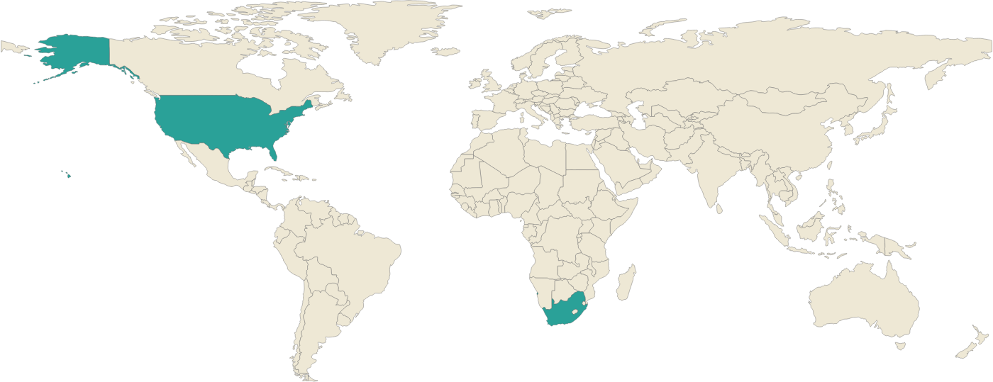 World map showing where Picture Jasper comes from